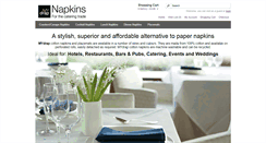 Desktop Screenshot of mydrapnapkins.com